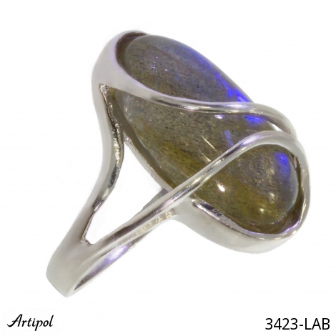 Bague 3423-LAB en Labradorite véritable
