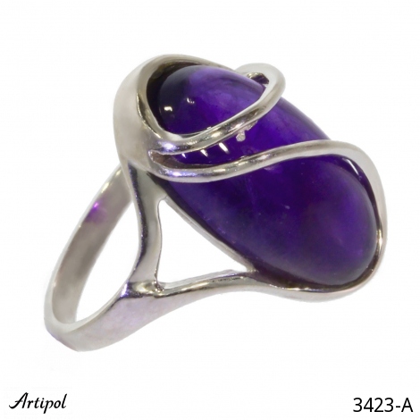 Ring 3423-A mit echter Amethyst