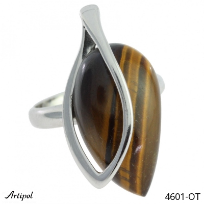 Ring 4601-OT with real Tiger's eye