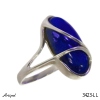 Ring 3423-LL with real Lapis lazuli