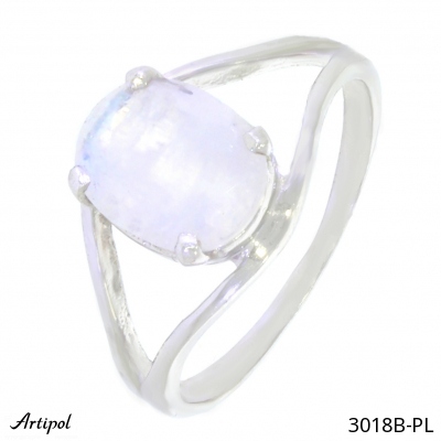 Ring 3018B-PL with real Moonstone
