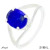Ring 3018B-LL with real Lapis lazuli