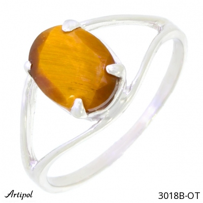 Ring 3018B-OT with real Tiger's eye