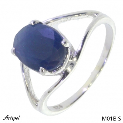 Ring M01B-S with real Sapphire