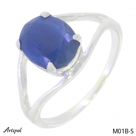Ring M01B-S with real Sapphire