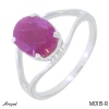 Bague M01B-R en Rubis véritable