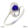 Ring 1801-LL with real Lapis lazuli