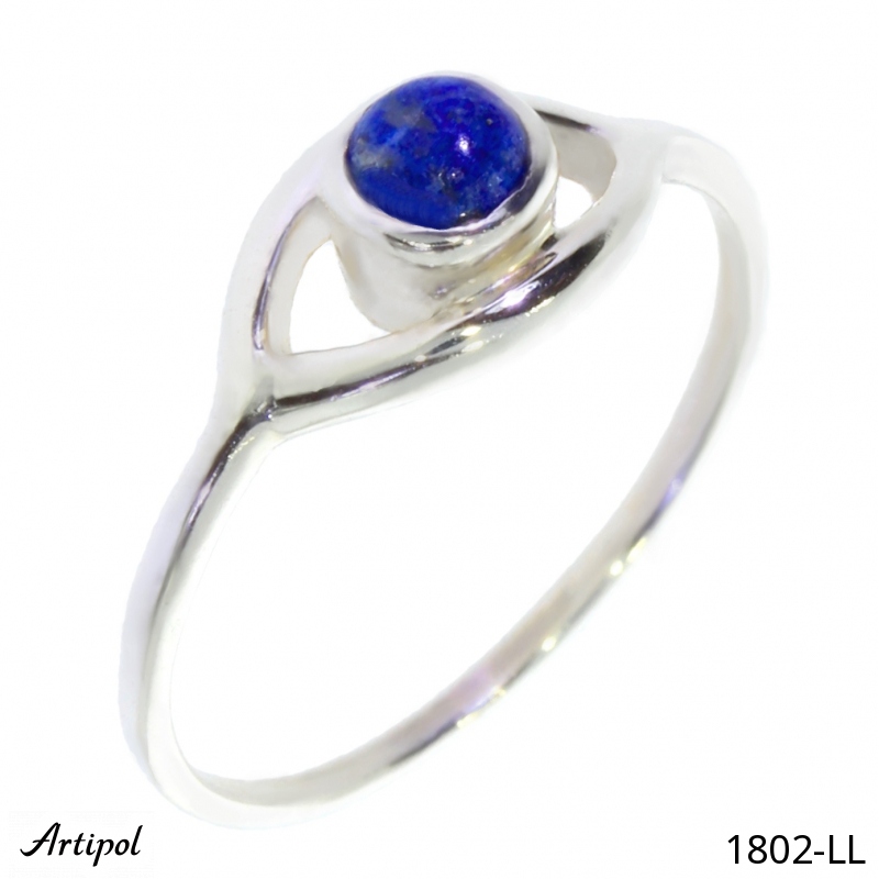 Ring 1802-LL with real Lapis lazuli
