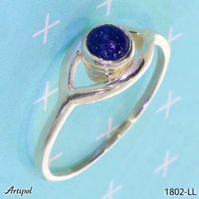 Ring 1802-LL with real Lapis lazuli