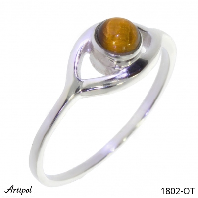 Ring 1802-OT with real Tiger Eye