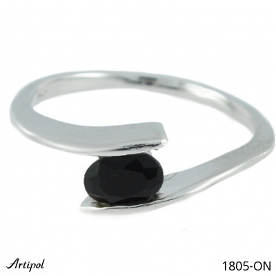 Ring 1805-ON with real Black onyx