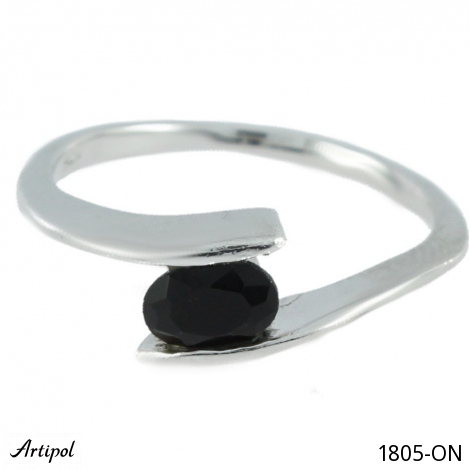 Ring 1805-ON with real Black Onyx
