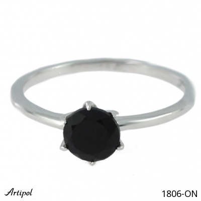Ring 1806-ON with real Black Onyx