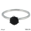 Ring 1806-ON with real Black onyx