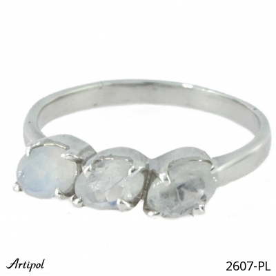 Ring 2607-PL with real Moonstone