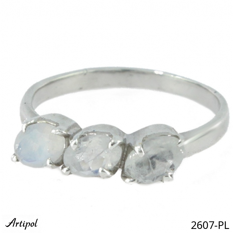 Ring 2607-PL with real Moonstone