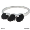 Ring 2607-ON with real Black onyx