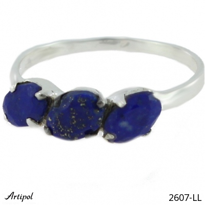 Ring 2607-LL with real Lapis lazuli