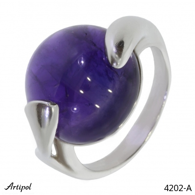 Ring 4202-A with real Amethyst