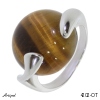 Ring 4202-OT with real Tiger's eye