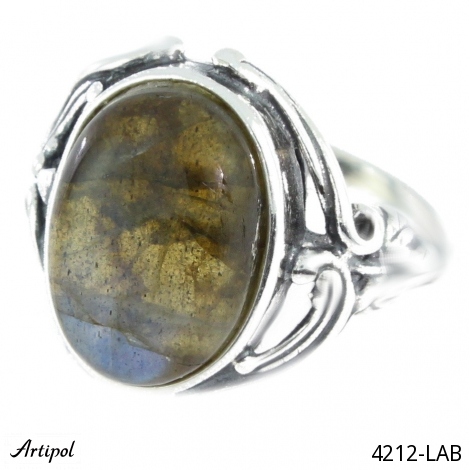 Ring 4212-LAB mit echter Labradorit