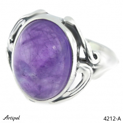 Ring 4212-A with real Amethyst