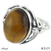 Ring 4212-OT with real Tiger Eye