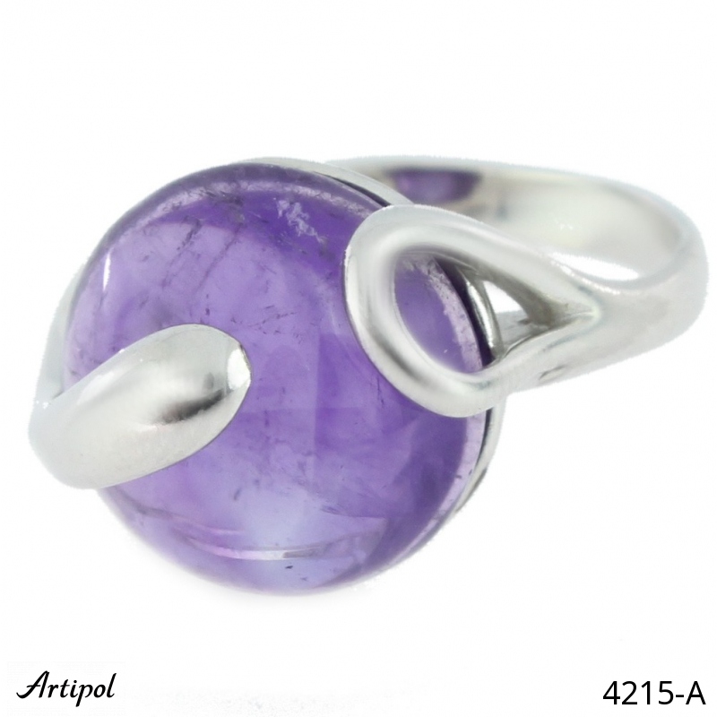 Ring 4215-A with real Amethyst