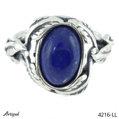 Ring 4216-LL with real Lapis lazuli