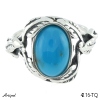 Ring 4216-TQ with real Turquoise