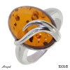 Ring 5006-B with real Amber