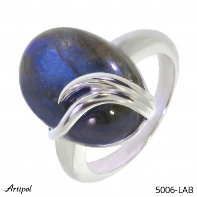 Bague 5006-LAB en Labradorite véritable