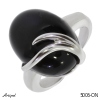 Ring 5006-ON with real Black onyx