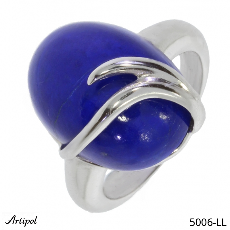 Ring 5006-LL with real Lapis lazuli