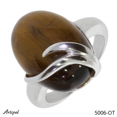 Ring 5006-OT with real Tiger's eye