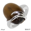 Ring 5006-OT with real Tiger Eye