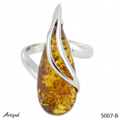 Ring 5007-B with real Amber