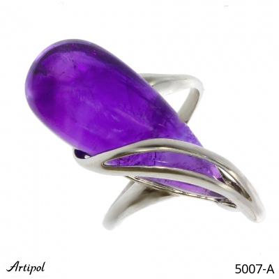 Ring 5007-A with real Amethyst