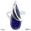 Ring 5007-LL with real Lapis-lazuli