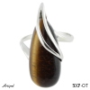 Ring 5007-OT with real Tiger's eye