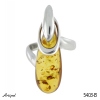 Ring 5403-B with real Amber