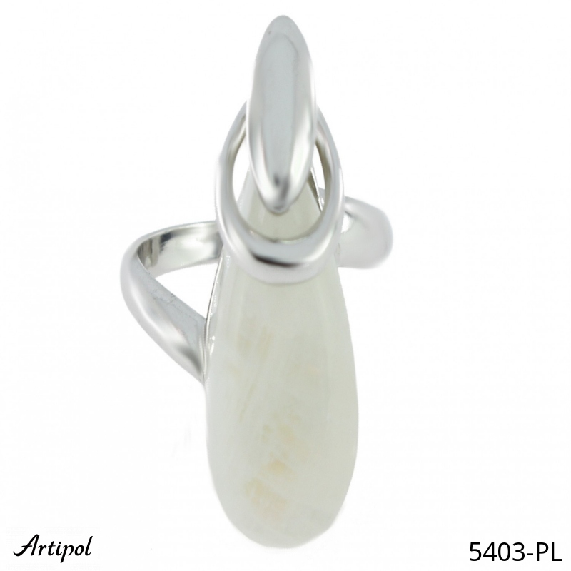 Ring 5403-PL with real Moonstone