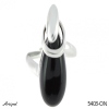 Ring 5403-ON with real Black Onyx