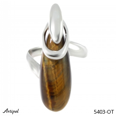Ring 5403-OT with real Tiger's eye