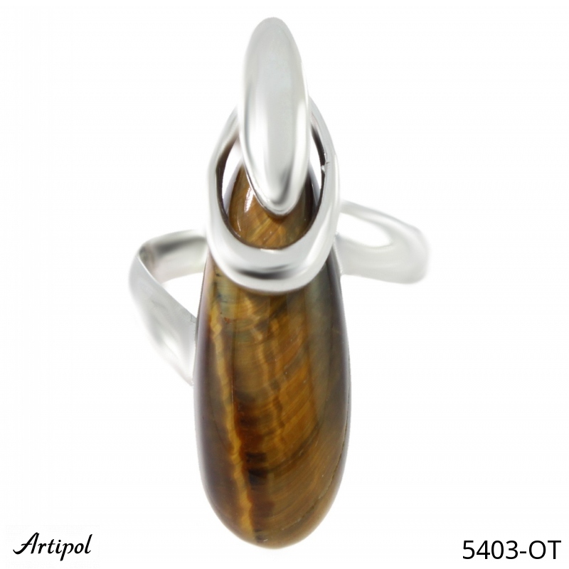 Ring 5403-OT with real Tiger's eye