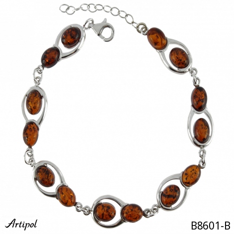 Bracelet B8601-B with real Amber