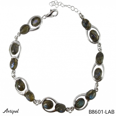 Bracelet B8601-LAB with real Labradorite