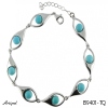 Bracelet B9401-TQ with real Turquoise