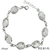 Bracelet B12601-PL with real Moonstone