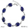 Bracelet B12601-LL en Lapis-lazuli véritable